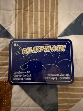 Glow-In-The-Dark Constellation Tin - Blue